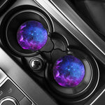 Purple Galaxy Space Blue Starfield Print Car Coasters