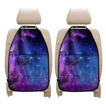 Purple Galaxy Space Blue Starfield Print Car Seat Organizers