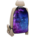Purple Galaxy Space Blue Starfield Print Car Seat Organizers