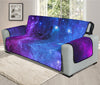 Purple Galaxy Space Blue Starfield Print Oversized Sofa Protector