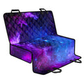 Purple Galaxy Space Blue Starfield Print Pet Car Back Seat Cover