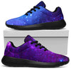 Purple Galaxy Space Blue Starfield Print Sport Shoes GearFrost