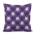 Purple Gemini Zodiac Pattern Print Pillow Cover