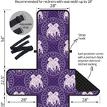 Purple Gemini Zodiac Pattern Print Recliner Protector