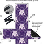 Purple Gemini Zodiac Pattern Print Recliner Protector