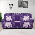 Purple Gemini Zodiac Pattern Print Sofa Cover