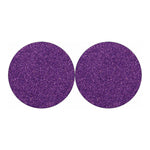 Purple Glitter Artwork Print (NOT Real Glitter) Car Coasters