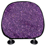 Purple Glitter Artwork Print (NOT Real Glitter) Car Headrest Covers