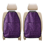 Purple Glitter Artwork Print (NOT Real Glitter) Car Seat Organizers