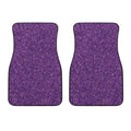 Purple (NOT Real) Glitter Print Front Car Floor Mats
