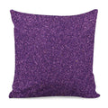 Purple (NOT Real) Glitter Print Pillow Cover