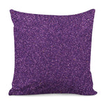 Purple Glitter Artwork Print (NOT Real Glitter) Pillow Cover