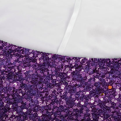 Purple Glitter Artwork Print (NOT Real Glitter) Sofa Cover