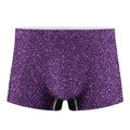 Purple (NOT Real) Glitter Print Men's Boxer Briefs