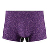 Purple Glitter Texture Print Men's Boxer Briefs