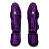 Purple Glitter Texture Print Muay Thai Shin Guard