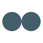 Purple Grape Pattern Print Car Coasters