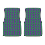 Purple Grape Pattern Print Front Car Floor Mats