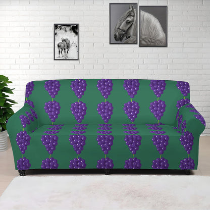 Purple Grape Pattern Print Sofa Cover