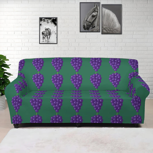 Purple Grape Pattern Print Sofa Cover