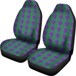 Purple Grape Pattern Print Universal Fit Car Seat Covers