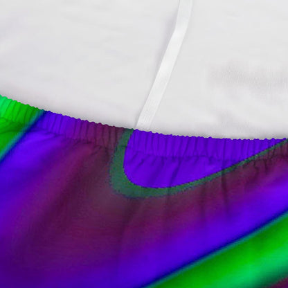 Purple Green Psychedelic Trippy Print Sofa Cover