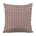 Purple Halloween Bat Pattern Print Pillow Cover
