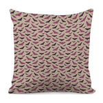 Purple Halloween Bat Pattern Print Pillow Cover