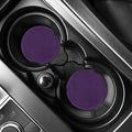 Purple Halloween Pattern Print Car Coasters