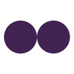 Purple Halloween Pattern Print Car Coasters