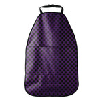 Purple Halloween Pattern Print Car Seat Organizers