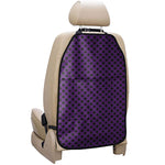 Purple Halloween Pattern Print Car Seat Organizers