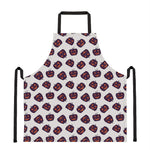 Purple Halloween Pumpkin Pattern Print Apron