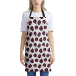 Purple Halloween Pumpkin Pattern Print Apron