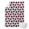 Purple Halloween Pumpkin Pattern Print Blanket