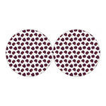 Purple Halloween Pumpkin Pattern Print Car Coasters