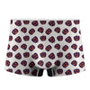 Purple Halloween Pumpkin Pattern Print Men's Boxer Briefs