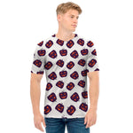 Purple Halloween Pumpkin Pattern Print Men's T-Shirt