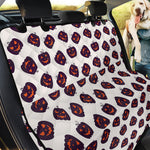 Purple Halloween Pumpkin Pattern Print Pet Car Back Seat Cover