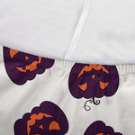 Purple Halloween Pumpkin Pattern Print Sofa Cover