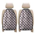 Purple Halloween Witch Hat Pattern Print Car Seat Organizers