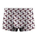 Purple Halloween Witch Hat Pattern Print Men's Boxer Briefs