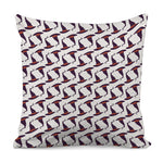 Purple Halloween Witch Hat Pattern Print Pillow Cover