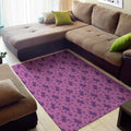 Purple Halloween Witch Pattern Print Floor Mat