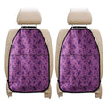 Purple Halloween Witch Pattern Print Car Seat Organizers