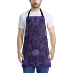 Purple Hamsa Hand Print Apron