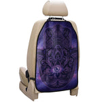 Purple Hamsa Hand Print Car Seat Organizers