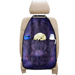 Purple Hamsa Hand Print Car Seat Organizers