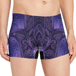 Purple Hamsa Hand Print Men's Boxer Briefs