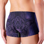Purple Hamsa Hand Print Men's Boxer Briefs